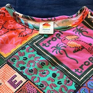 FARM Rio Vibrant Tropical Sweatshirt